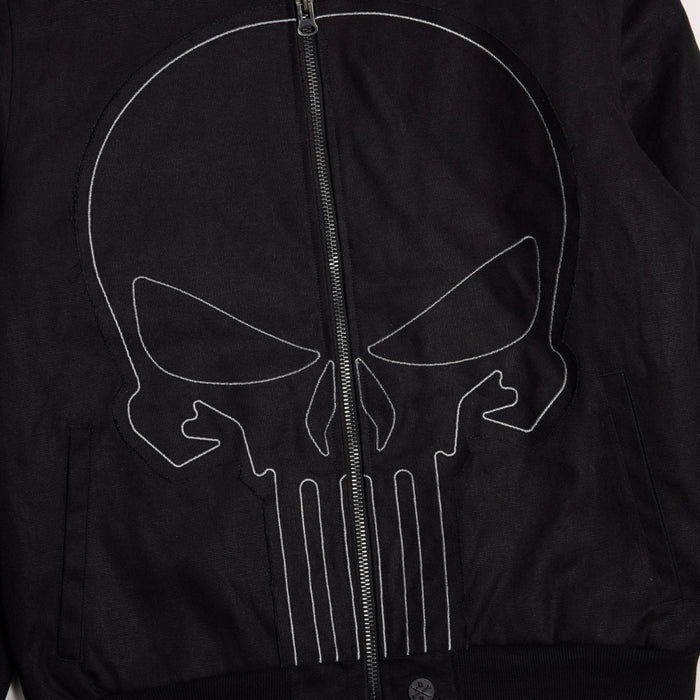 The Punisher Canvas Bomber Jacket - Heroes & Villains-Marvel-Bomber Jacket