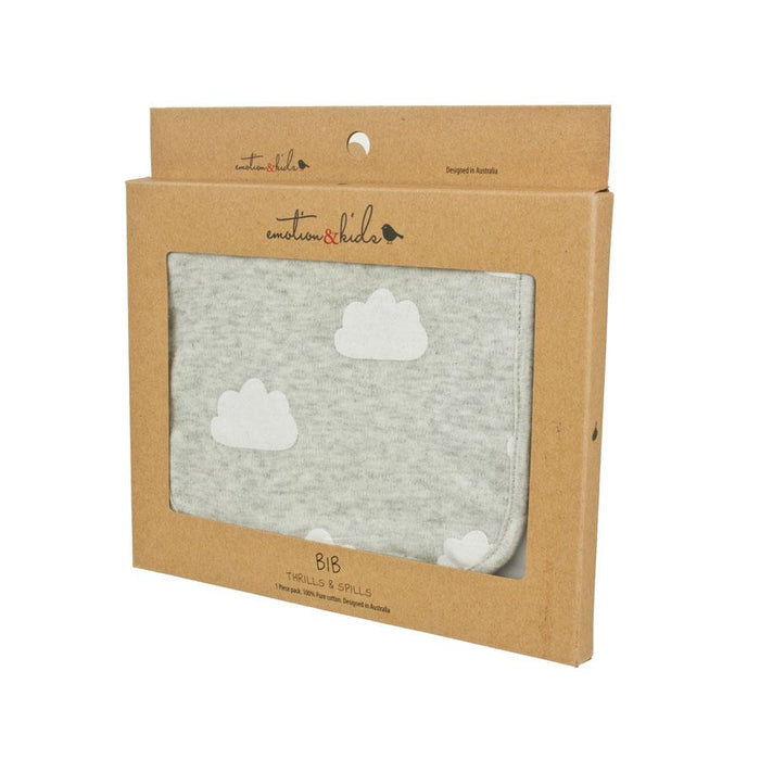 Emotion & Kids Thrills and Spills Bib - Cloud Bib | Koop.co.nz