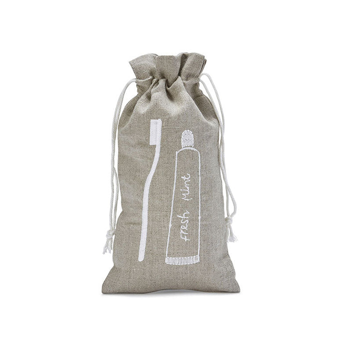 Nana Huchy Tooth Brush Bag - Ecru | Koop.co.nz