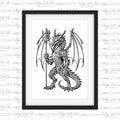 Trident's Wyrm - INDIGO ZULU INK