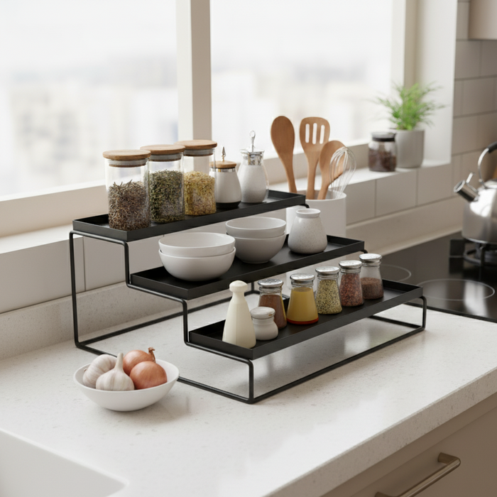 TRIZEN Step Rack - Black #Color_Black
