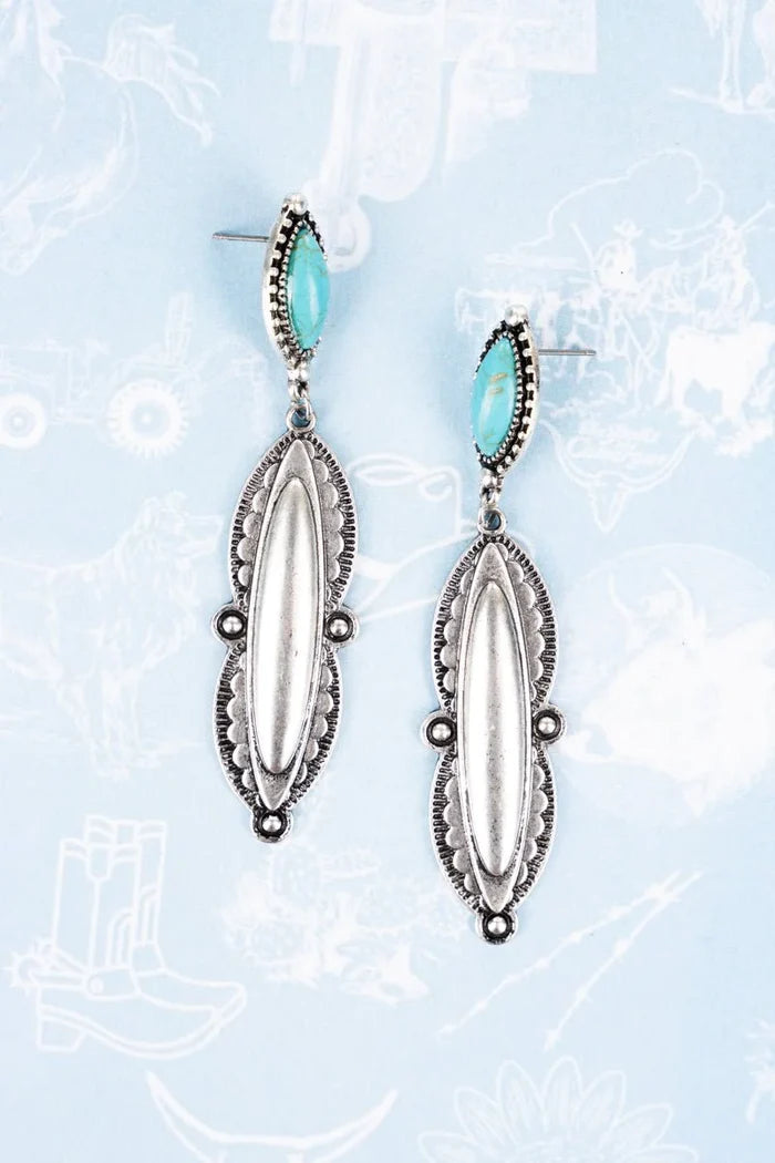 Turquoise Coldsprings Earrings