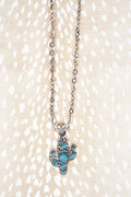 Turquoise Glendale Cactus Necklace