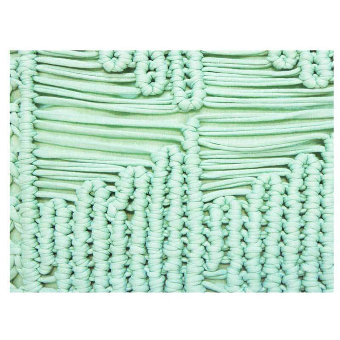 Stoneleigh & Roberson Turquoise Macrame Cushion (45cm) | Koop.co.nz