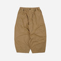 TWILL BALLOON PANTS - BEIGE RELABEL