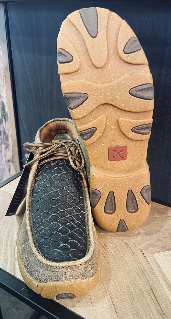Twisted X Bass Print Original Driving Moc