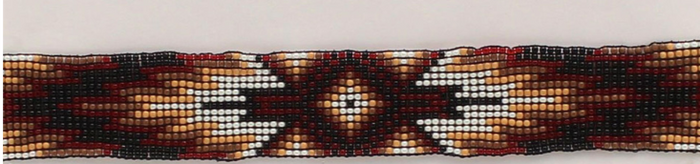 Twister Beaded Hatband