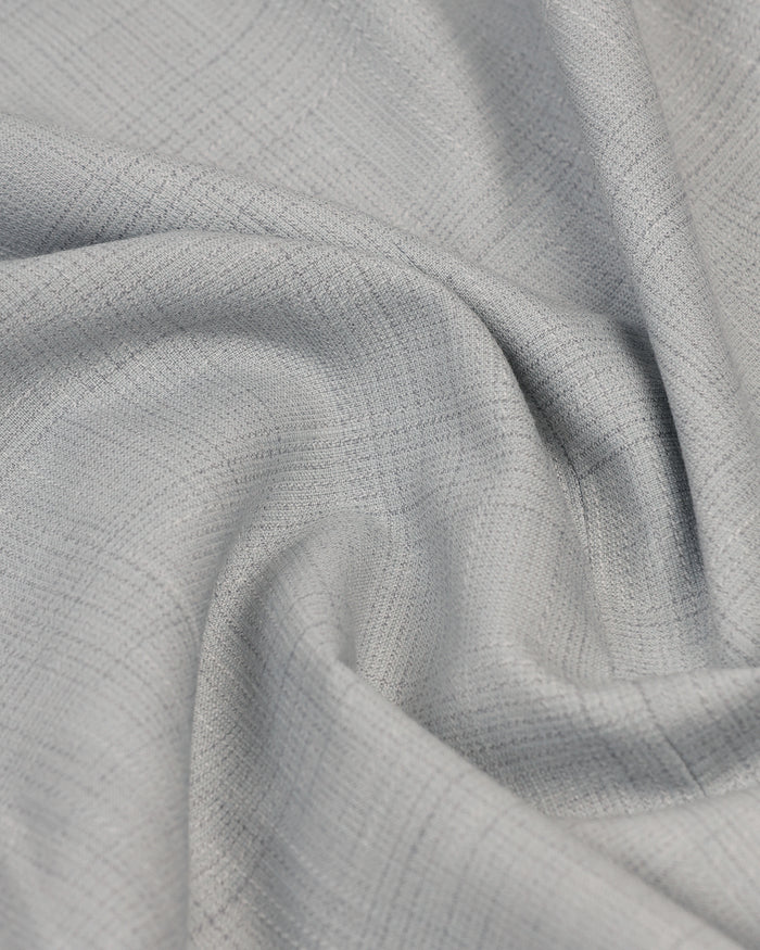 Two Piece Light Grey Check Formal Suit - Enrico