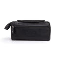 Stitch & Hide Unisex Leather Jett Toilet Bag - Black | Koop.co.nz