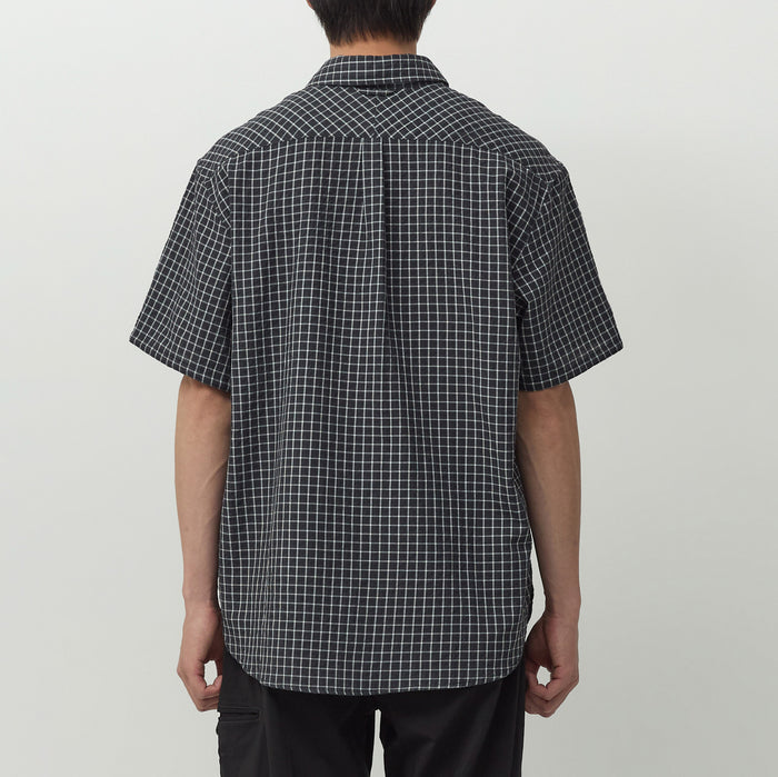 UNIT HALF SHIRT - CHARCOAL CHECK