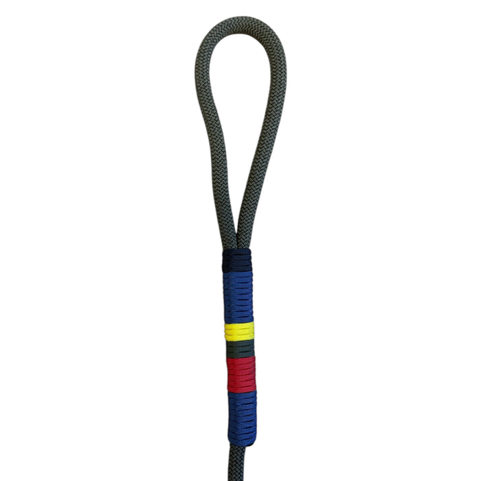 Upcycled Climbing Rope Corps Colours Standard Dog Lead