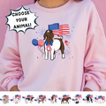 USA Animals-CHOOSE YOUR ANIMAL– Crewneck