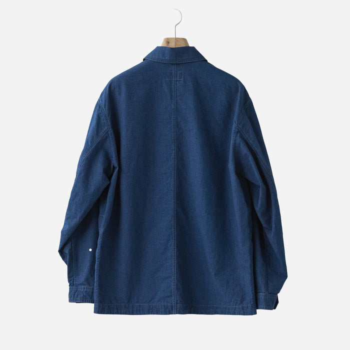 UTILITY WORK JACKET - INDIGO BLUE