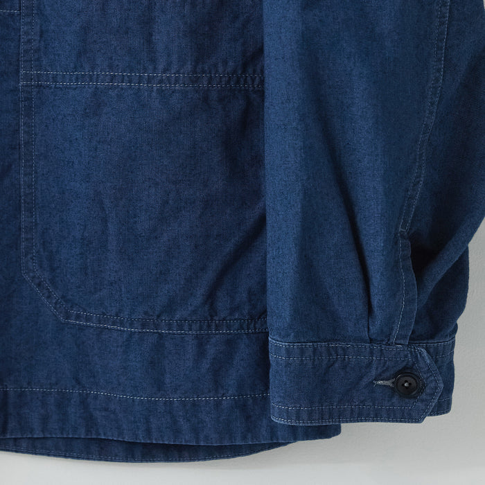 UTILITY WORK JACKET - INDIGO BLUE