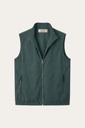 Valeno Stand-Collar Zip Vest Green