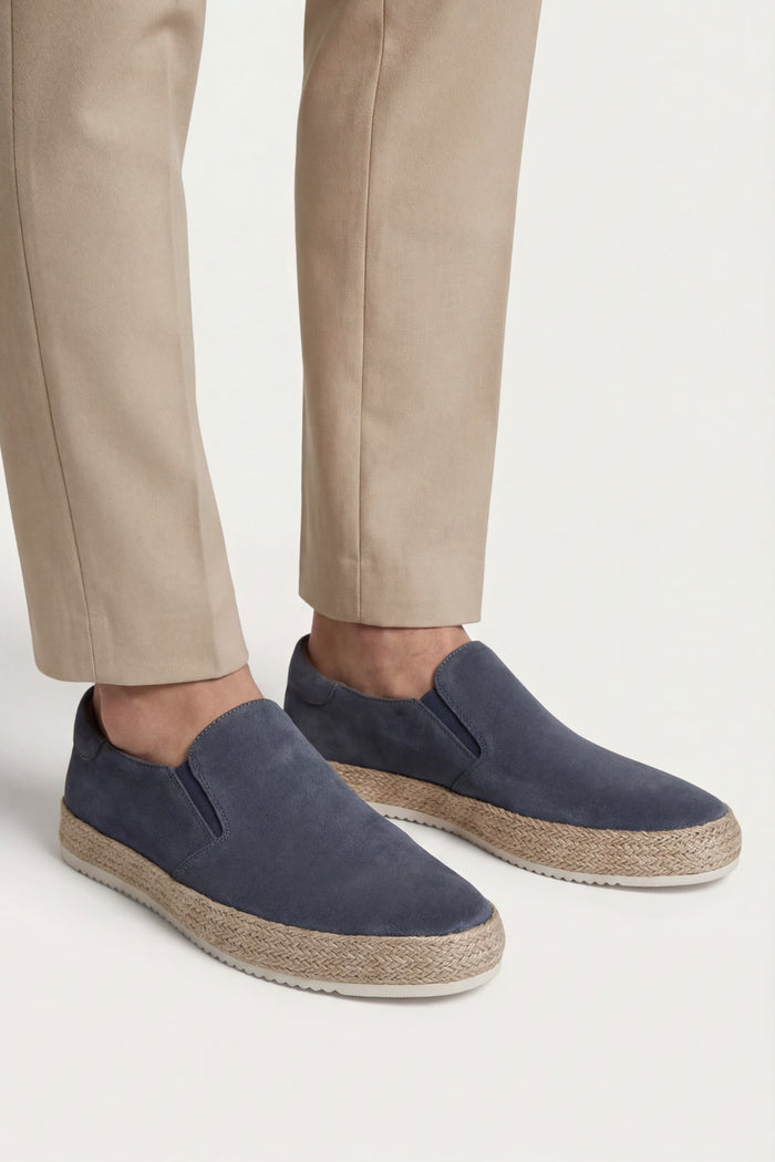 Valeno Suede City Loafers Grey