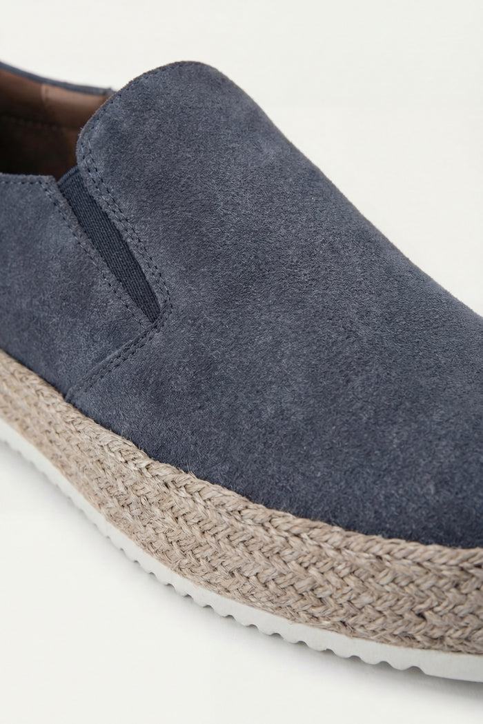 Valeno Suede City Loafers Grey
