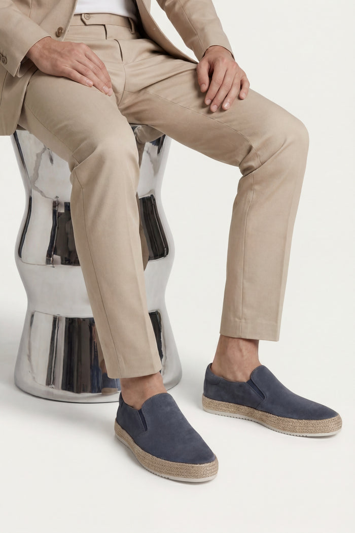 Valeno Suede City Loafers Grey