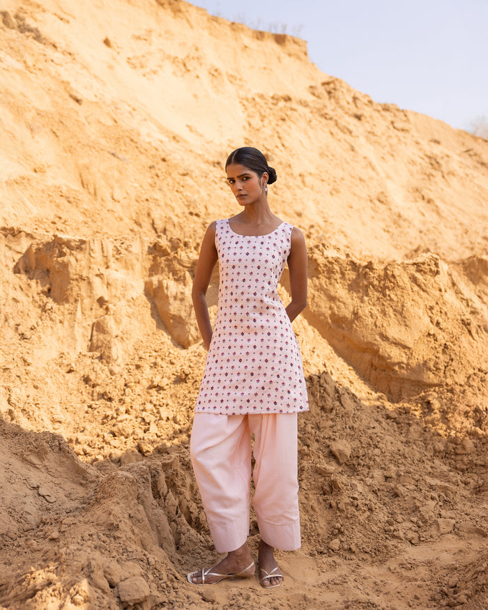 Verse Kurta - Desert Sand
