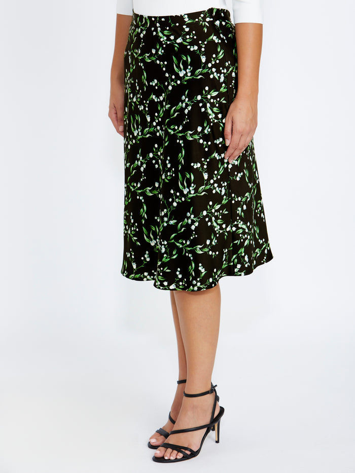 Women's Georgette Midi Length Skirt | Vianne