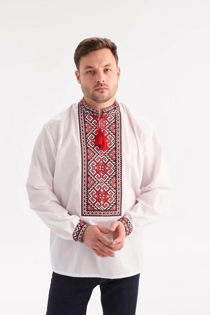 Vyshyvanka Men's CLASSIC Ornament (red)