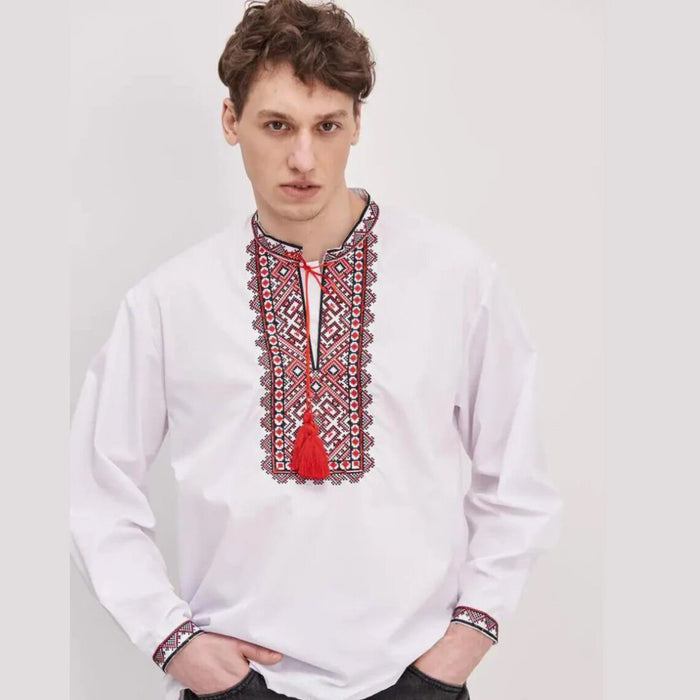 Vyshyvanka Men's (red ornament)