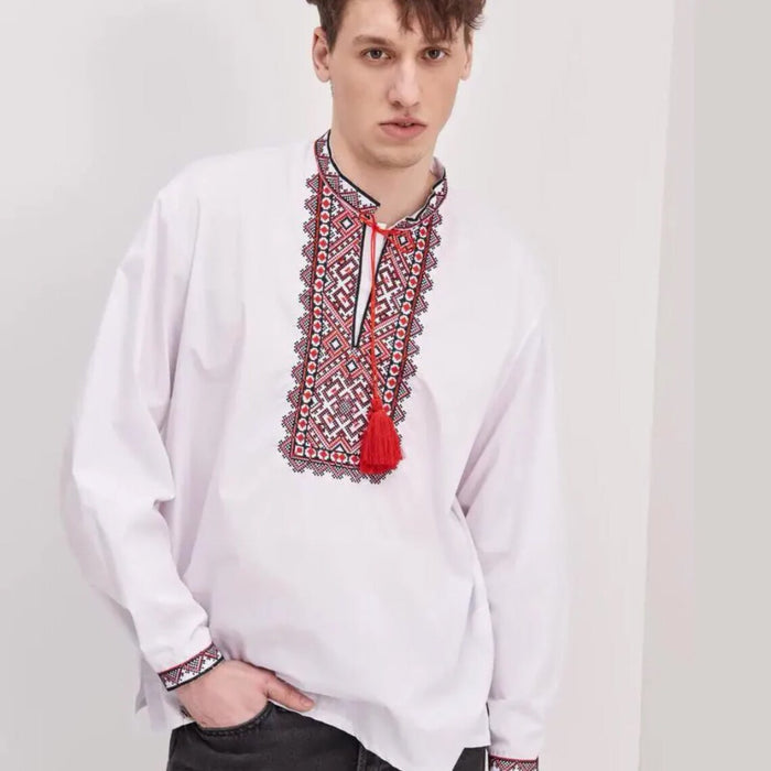 Vyshyvanka Men's (red ornament)
