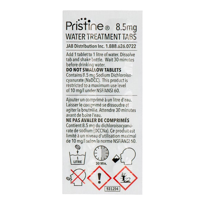 Water Treatment Tabs 8.5mg