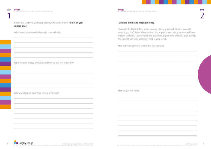 Wellbeing Journal for Boosting Wellbeing and Happiness  sold on The Positive Psychology Shop