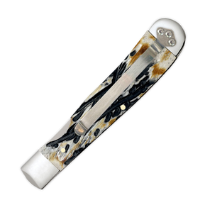 Whiskey Bent Carved Burnt Bone Trapper Lock