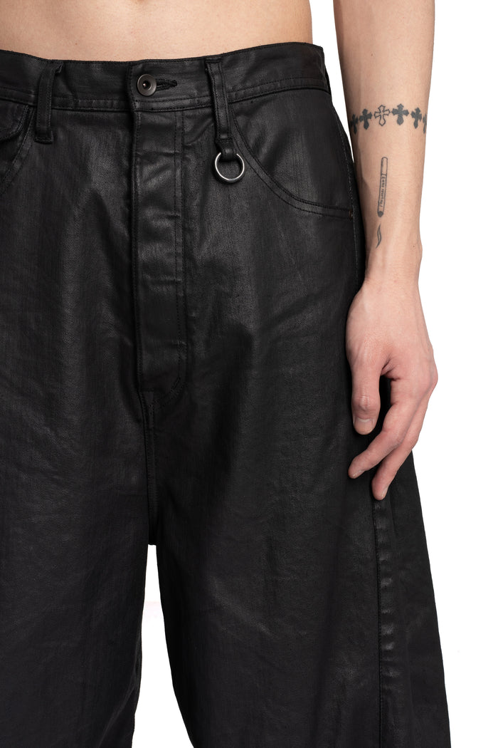 Julius_7 | SS26 - Wide-Leg Coated Denim Jeans, 937PAM5