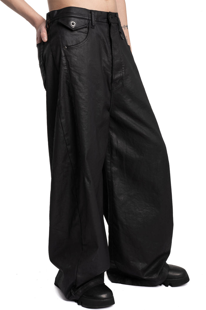 Julius_7 | SS26 - Wide-Leg Coated Denim Jeans, 937PAM5