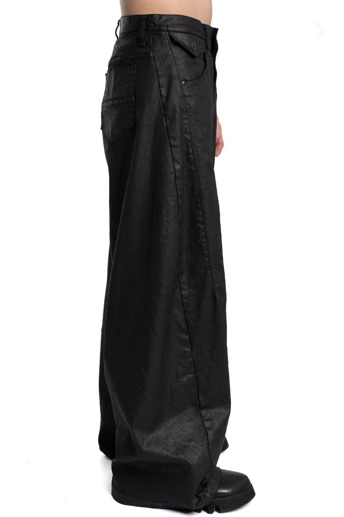 Julius_7 | SS26 - Wide-Leg Coated Denim Jeans, 937PAM5