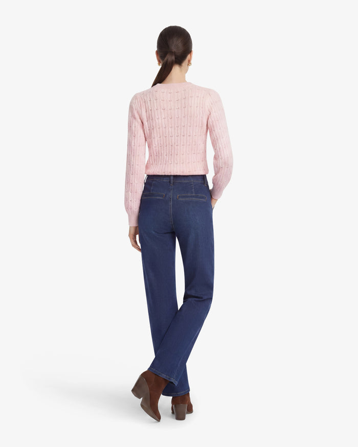 Wide Leg Denim in Dark Wash