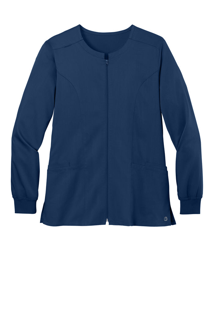 Wink® Women’s Premiere Flex™ Full-Zip Scrub Jacket | WW4088 - The Lemon Print & Design Studio