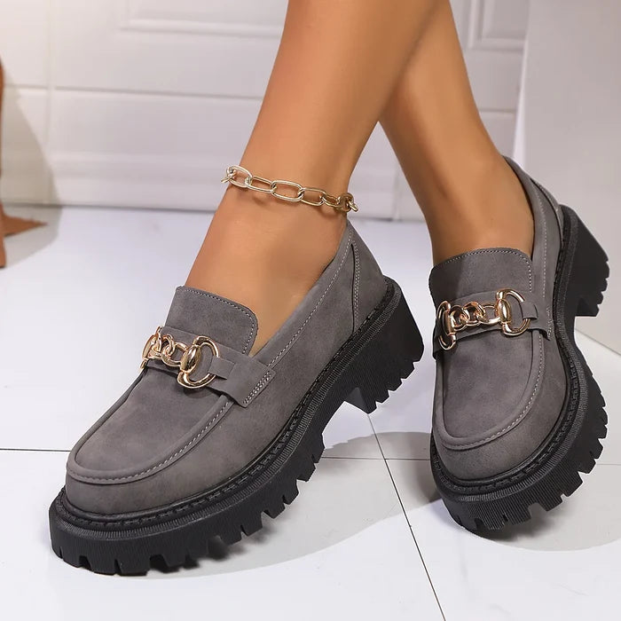 Women’s British-Style Platform Loafers