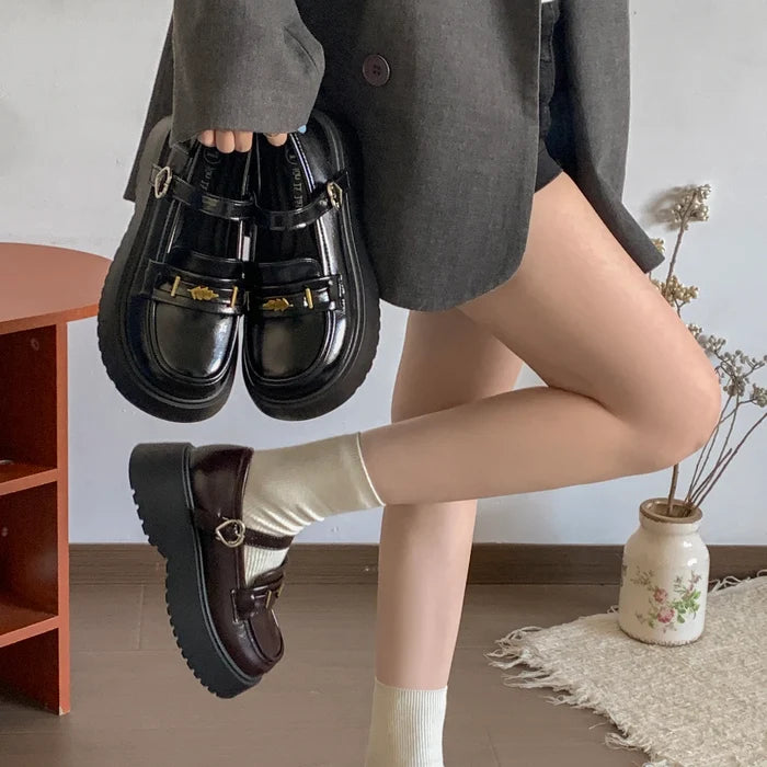 Women’s British-Style Platform Loafers