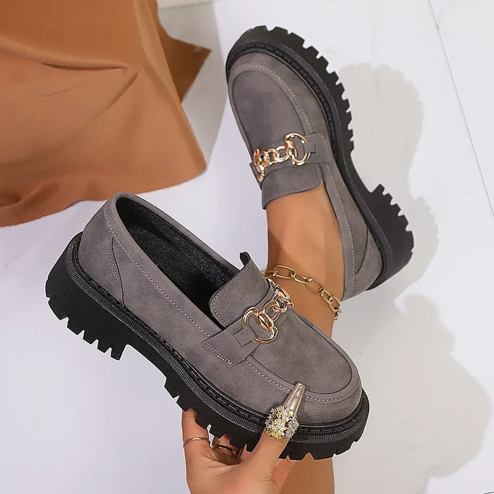 Women’s British-Style Platform Loafers