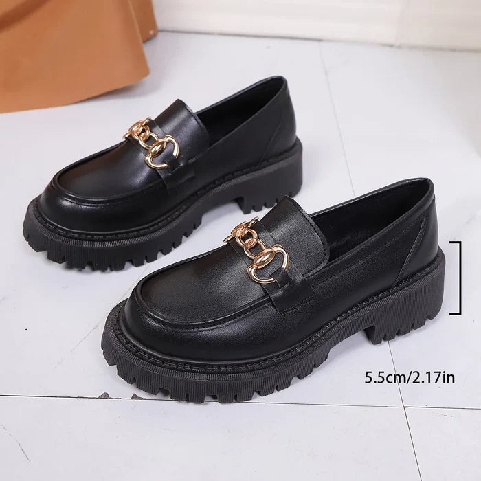 Women’s British-Style Platform Loafers