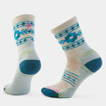 Women's Hike Light Cushion Retro Floral Mid Crew Socks