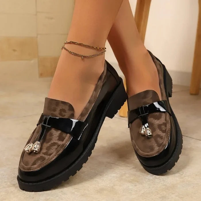 Women’s Leopard Platform Loafers