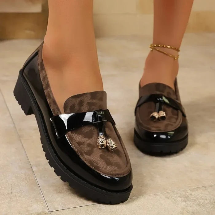 Women’s Leopard Platform Loafers