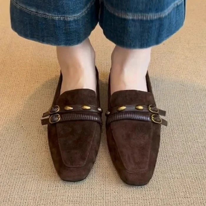 Women’s Retro Suede Loafers