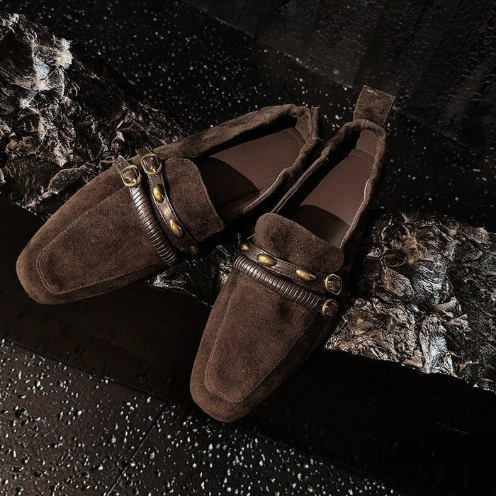 Women’s Retro Suede Loafers