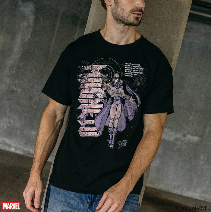 X-Men '97 Magneto Retro Forge Heavyweight Boxy Tee - Heroes & Villains-Marvel-T-Shirt