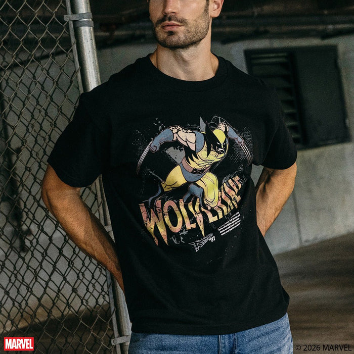 X-Men '97 Wolverine Retro Forge Heavyweight Boxy Tee - Heroes & Villains-Marvel-T-Shirt