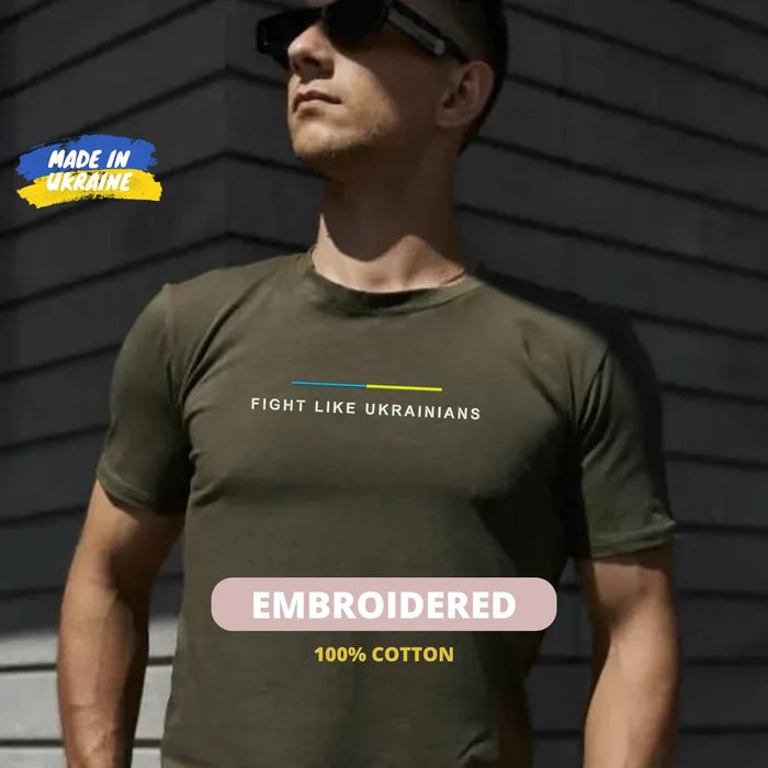 Zelensky T Shirt "Fight Like Ukrainians"