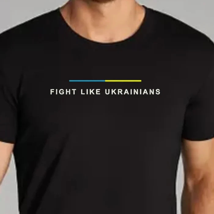 Zelensky T Shirt "Fight Like Ukrainians"