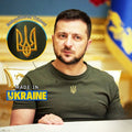 Ukraine Zelensky T Shirt With Embroidered Trident